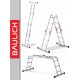 Scala Baulich 4,34 m alluminio 1 x 12 fino a 150 kg