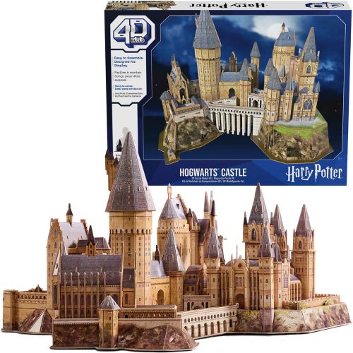  HARRY POTTER HOGWARTS PUZZLE MODELLO 3D CASTELLO DI HOGWARTS 4D COSTRUZIONE GRANDE 48 CM