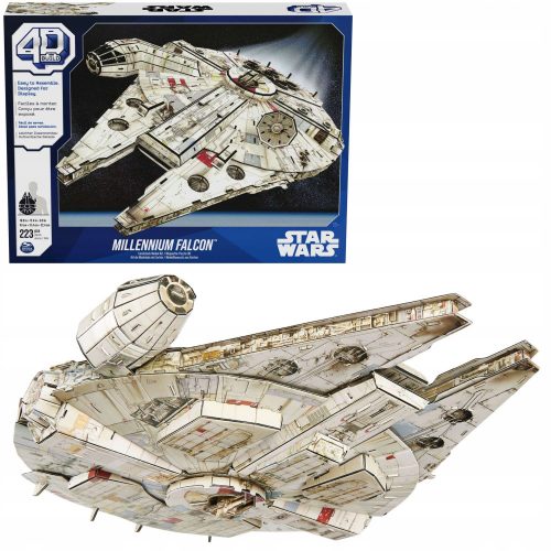  STAR WARS STAR WARS FALCON MILLENNIUM NAVE MODELLO 3D PUZZLE 43 CM