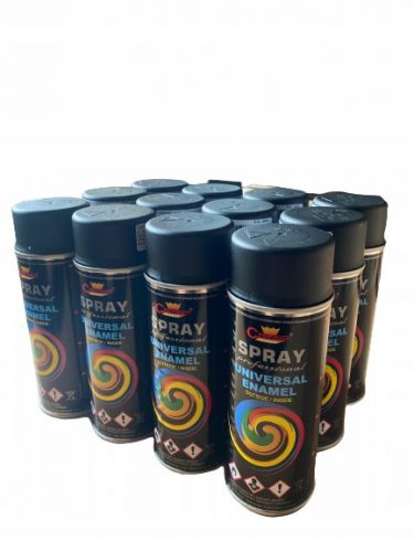 Biodur smalto spray nero SATINATO 400 ml