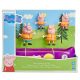  CANOA DI PEPPA PIG, SET 4 FIGURINE VIAGGIO IN KAYAK