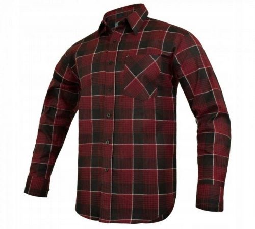 CAMICIA DA LAVORO IN FLANELLA PLACCATA ALLA MODA 100% cotone di alta qualità HQ