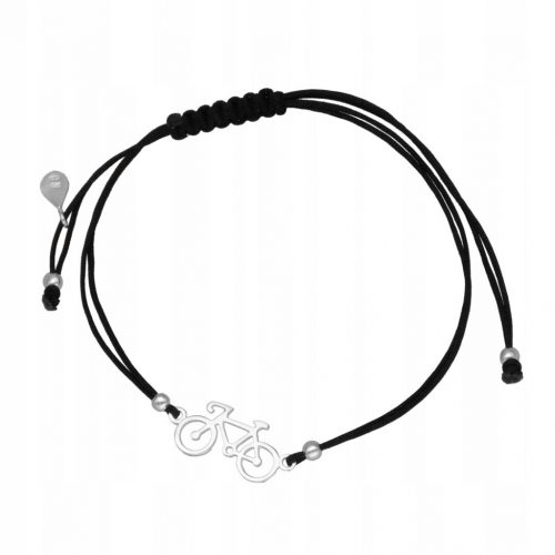  Bracciale in corda, bici da strada, argento