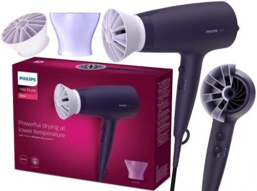  ASCIUGACAPELLI PHILIPS SOLID COLD BLOW 1600W 3 LIVELLI DI TEMPERATURA