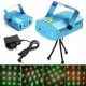  MINI PROIETTORE LASER DISCO LASER + TREPPIEDE LASER 3D con SENSORE SONORO