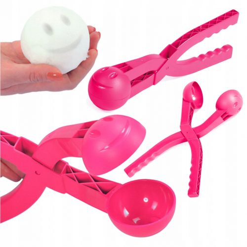  Macchina per palle di neve DOUBLE SNOWBALLEE rosa