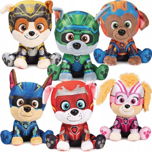  PAW PATROL WOLVES SET DI 6 MASCOTTE DELL'INTERO TEAM PAW PATROL