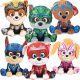  PAW PATROL WOLVES SET DI 6 MASCOTTE DELL'INTERO TEAM PAW PATROL