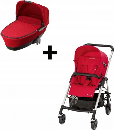  Passeggino Maxi-Cosi Street Plus Travel System rosso intenso 2in1