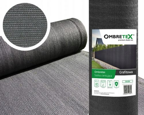 Rete per mascheratura recinzione Ombretex 1,5x50 mt, colore grigio