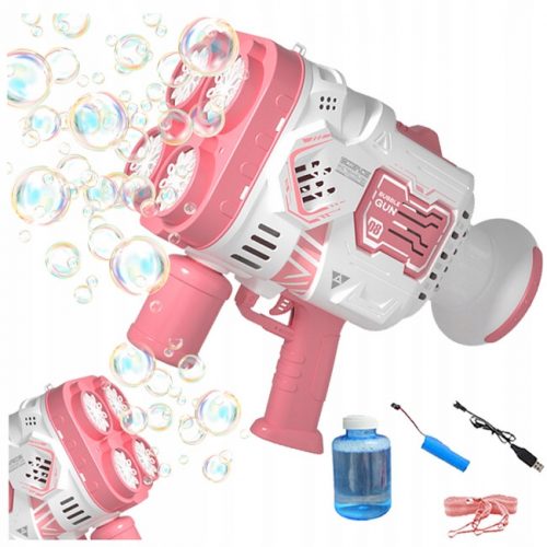 PISTOLA PER BOLLE DI SAPONE GRANDE PISTOLA PER BOLLE DI SAPONE AUTOMATICA LED