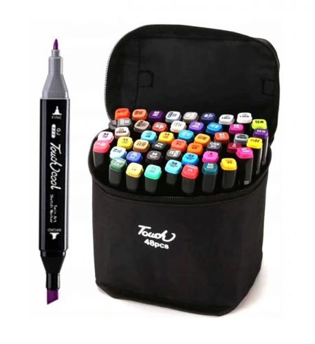  SET PENNARELLI ALCOOL 48 PEZZI TOUCH + BORSA PRO