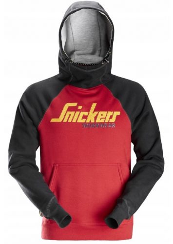 2889 Felpa con cappuccio Snickers rL rossa