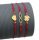  BRACCIALI RED LUCK, 3 PEZZI, ACCIAIO CHIRURGICO