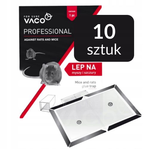  VACO PROFESSIONAL PestBook - Adesivo Grande per topi e ratti 21x15x1cm - 1 pz.