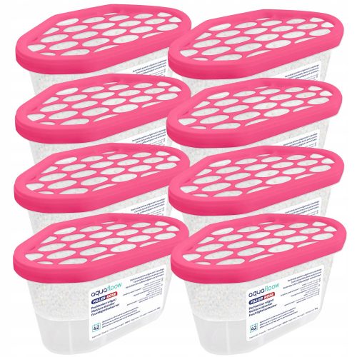 Assorbiumidità AquaFloow Filler 400 ml al profumo di rosa - 8 pezzi