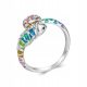  Anello in argento regolabile Fraise S925 Kameleon