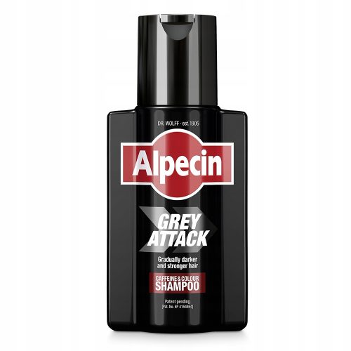  Shampoo Alpecin Grey Attack con caffeina e colore per uomo