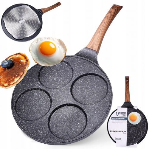  Padella Vilde Black & Wood per uova e pancake, 26 cm, granito