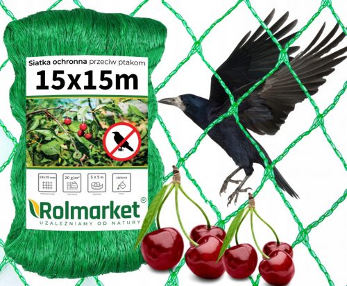  Rete a trama fitta contro uccelli e storni PROTEZIONE PREMIUM PER ALBERI 15x15m