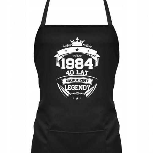  1984 La nascita di una leggenda 40 anni GREMBIULE DA CUCINA GREMBIULE 40° REGALO