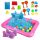  KINETIC SAND 3KG STAMPI PER PISCINA SABBIA SET XXL SUPER PLASTICA