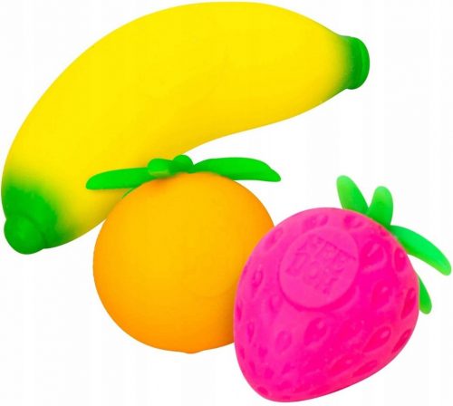  Needoh Neon Fruits Set di 3 fragole squishy