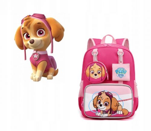  Zaino scolastico multiscomparto Paw Patrol Unicorn. Sfumature di rosa