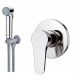 Rubinetto bidet ad incasso Daniel/Grohe Set bidet cromato