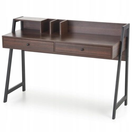  Scrivania rettangolare Halmar SCRIVANIE E CONSOLE 128 x 48 x 87 cm noce