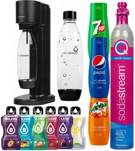  SATURATORE ACQUA GASATA SODASTREAM KIT SODA STREAM PER ACQUA GASATA