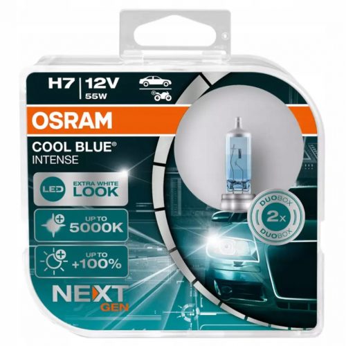  Lampadine Osram Cool Blue Intense H7 55 W 2 pz.