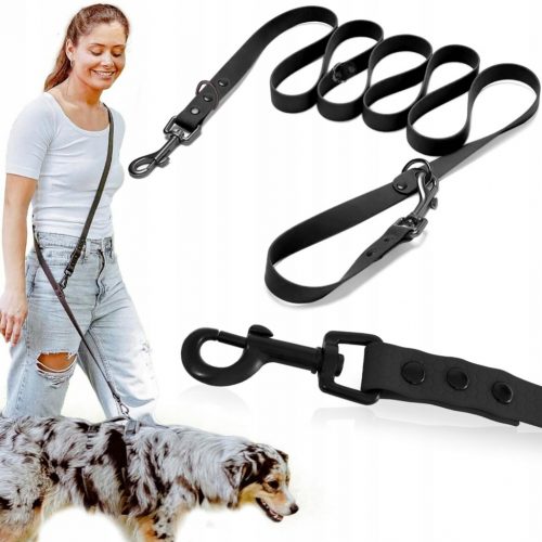  GUINZAGLIO DA ADDESTRAMENTO PER CANI RESISTENTE, REGOLABILE IN BIOTHANE PVC 3m