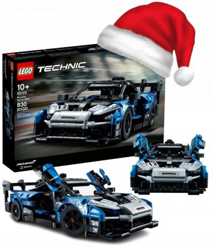  LEGO Technic McLaren Senna GTR 42123 + CARTOLINA DI NATALE ELETTRONICA REGALO