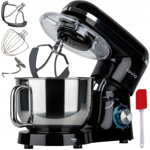  Robot da cucina LOVIO Robot da cucina Impastatrice planetaria ChefAssistant 3000 W nero