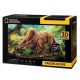  Puzzle 3D del triceratopo del National Geographic