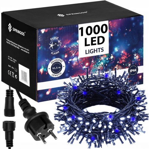  Luci per albero di Natale Springos da esterno 61,5 m 501 - 1000 luci