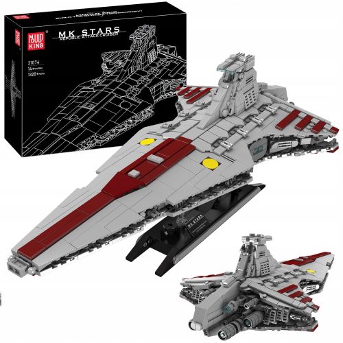  Stampo Re Star Wars Republic Attack Cruiser Modello Building Blocks Giocattoli