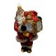  Pallina decorata, palline a forma di Babbo Natale 17 cm 1 pz.