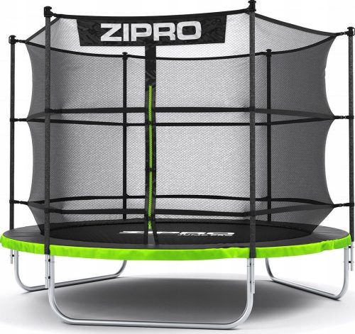 Trampolino - Trampolino Zipro Jump Pro con rete interna, 252 cm