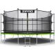 Trampolino - Trampolino Zipro Jump Pro con rete interna, 496 cm