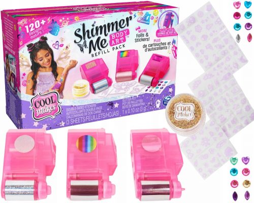  Confezione di ricarica per body art Cool Maker Shimmer Me