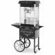 MACCHINA PER POPCORN CON CARRELLO DESIGN RETRO 1600 W