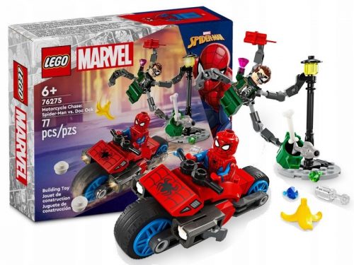  LEGO Super Heroes 76275 Inseguimento in moto: Spider-Man vs. Dottor Ock