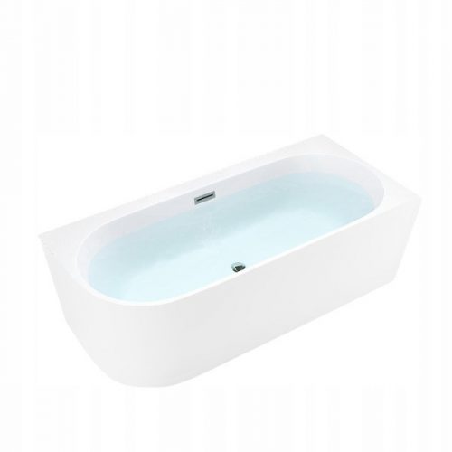 Hydrosan Mera Vasca da bagno freestanding in acrilico, scarico centrale, 170 x 80 cm