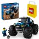 LEGO City 60402 Monster Truck Blu + Borsa Regalo in Carta LEGO Misura Media M 41x34x12 cm