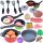  SET CUCINA PER BAMBINI PENTOLE IN METALLO PRODOTTI CUCINA DIVERTENTE 23 pezzi