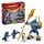  LEGO Ninjago Jaya Mech Battle Set 71805 + Sacchetto di carta LEGO 6315786 Giallo 24x8x18 cm