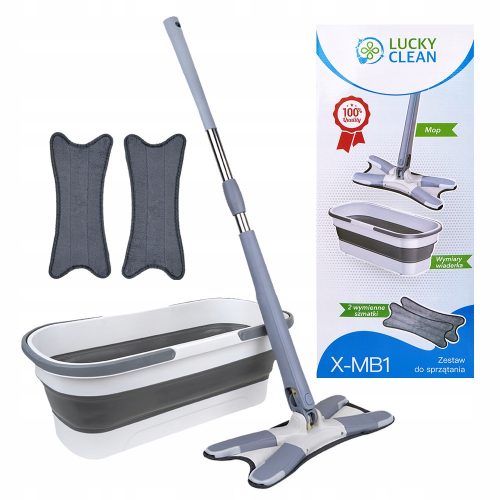 Secchio e scopa LuckyClean Set di pulizia Lucky Clean X-MB1 54 cm