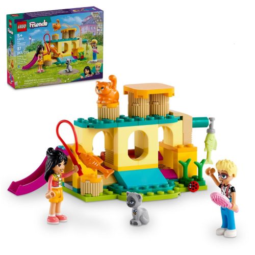  LEGO Friends 42612 Avventure al parco giochi dei gatti + Sacchetto di carta LEGO 6315786 Giallo 24x8x18 cm